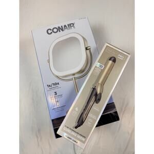 Conair LED Lighted Mirror & InfinitiPro Curling Iron BN